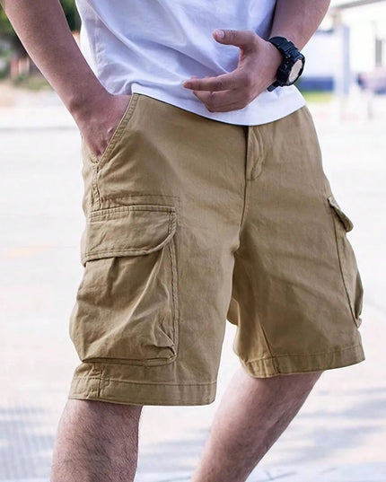 Comfortable Multi-Pocket Cargo Shorts for Men