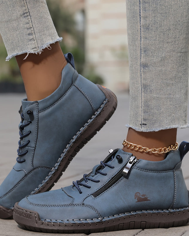 Danielle | Women Spring Zip Up Walking Sneakers