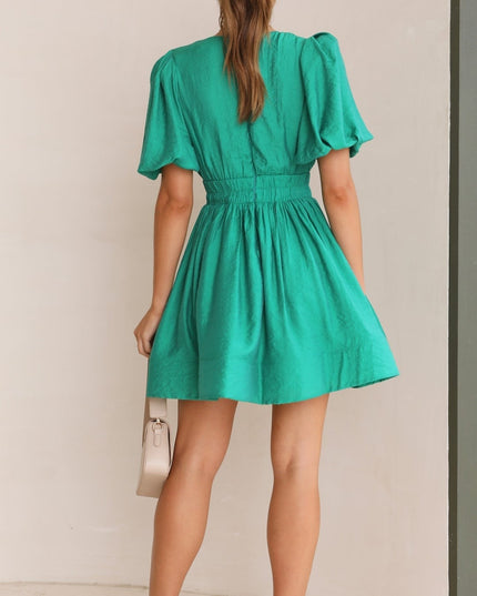 Katie | Women’s Spring Puff Sleeve Mini Dress