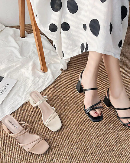 Kaida - Strappy Block Heel Sandals