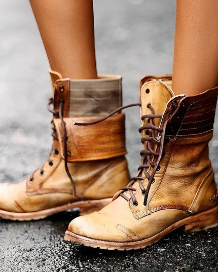 Chloe | Women’s Lace-Up Combat Boots