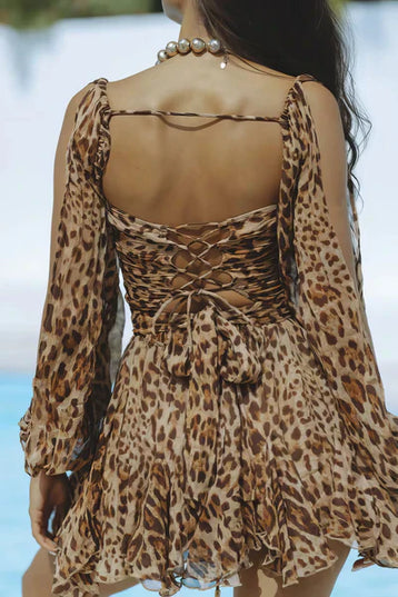Charlotte | Summer Women Long Sleeve Mini Dress