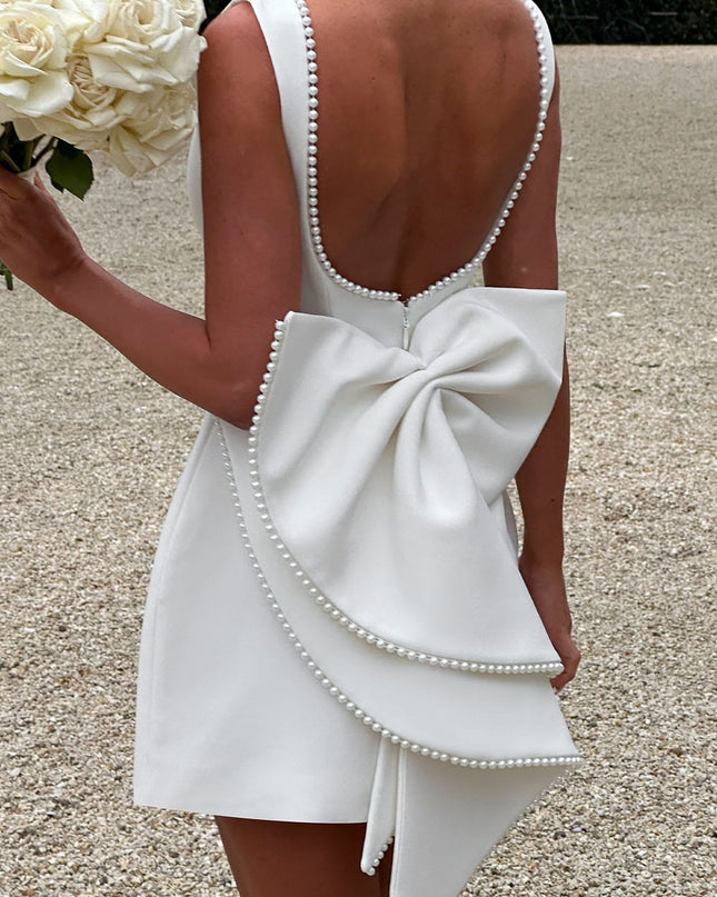 Amber | Women Wedding Guest Structured Mini Dress