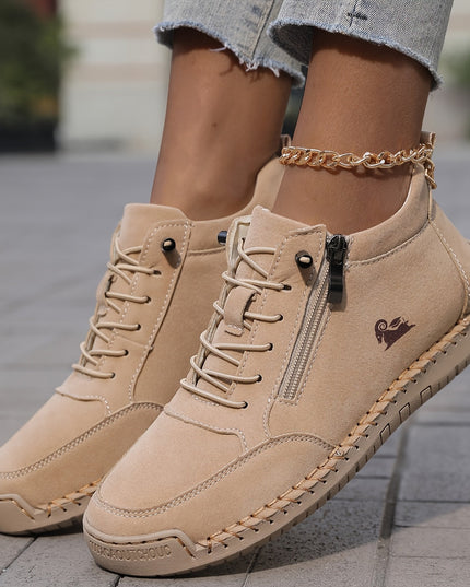 Danielle | Women Spring Zip Up Walking Sneakers