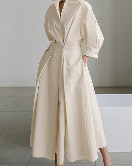 Zara  | Women’s Belted Shirt Maxi Dress