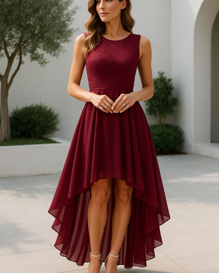 Alexis | Women Wedding Guest High Low Dress