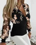 Black with Flower / S