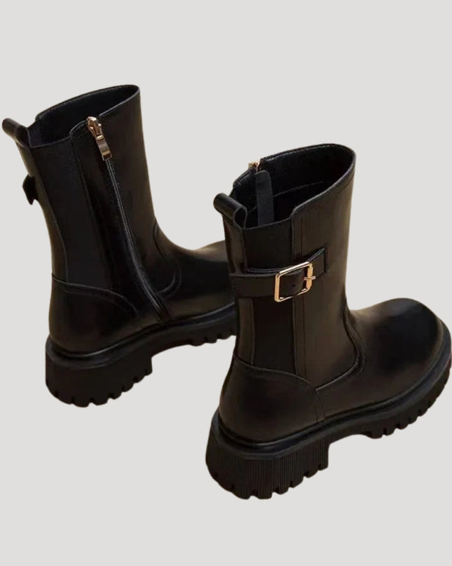 Alice  | Women’s Spring Chunky Mid-Calf Boots