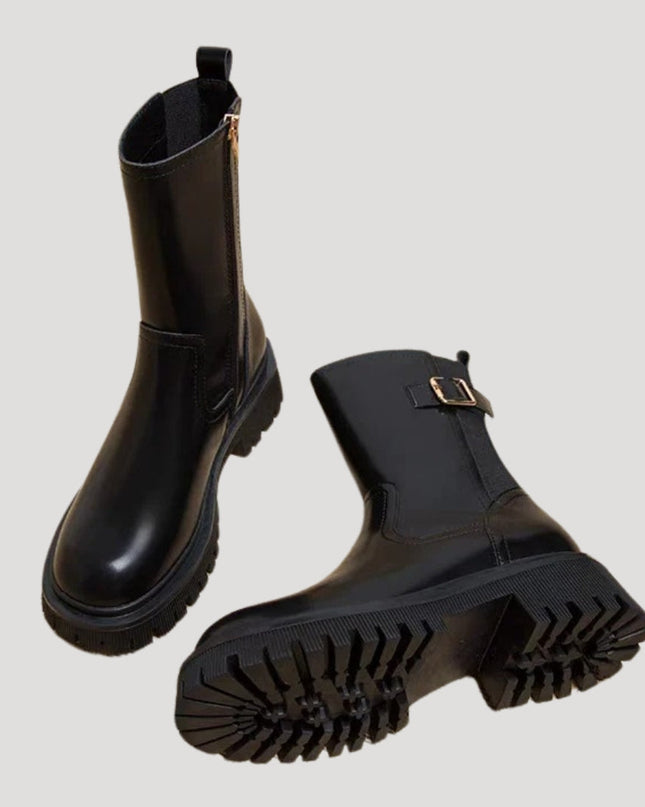 Alice  | Women’s Spring Chunky Mid-Calf Boots