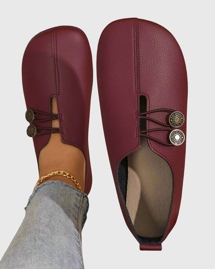 Evelyn | Women Spring Casual Slip-On Button Flats