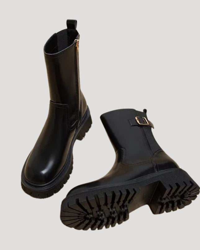 Alice  | Women’s Spring Chunky Mid-Calf Boots