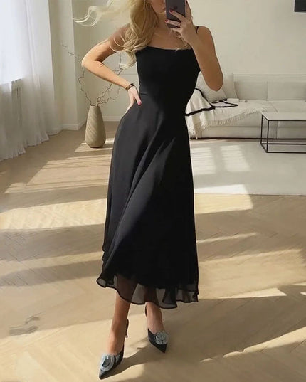 Blair | Women Wedding Guest Square Midi Dress
