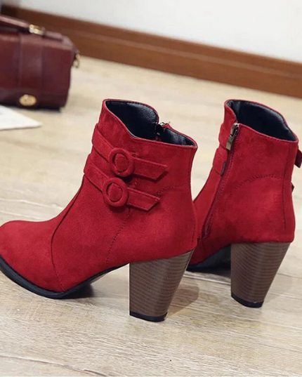 Kimberly | Women’s Chic Zip-Up Ankle Boots