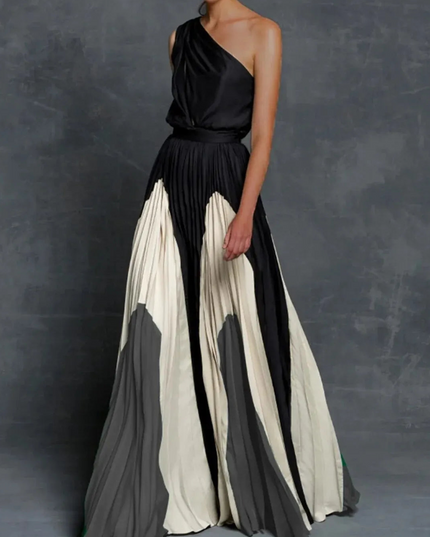 Bella | Women’s Artistic One Shoulder Long Dress
