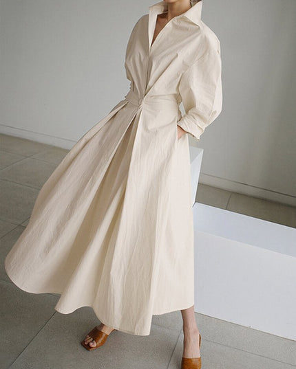Zara  | Women’s Belted Shirt Maxi Dress