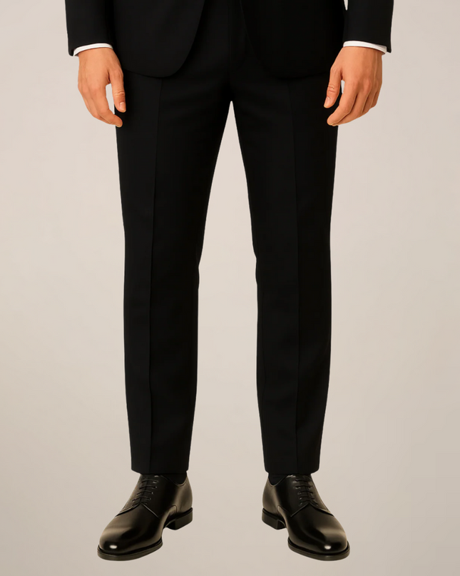 Men’s Three-Piece Dinner Suit – Contrast Lapel, Tailored Fit
