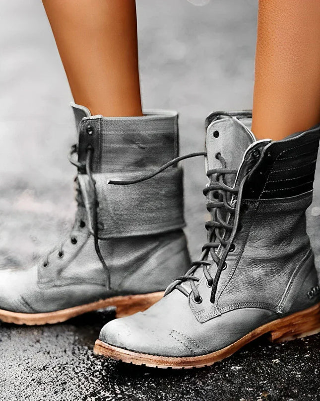 Chloe | Women’s Lace-Up Combat Boots