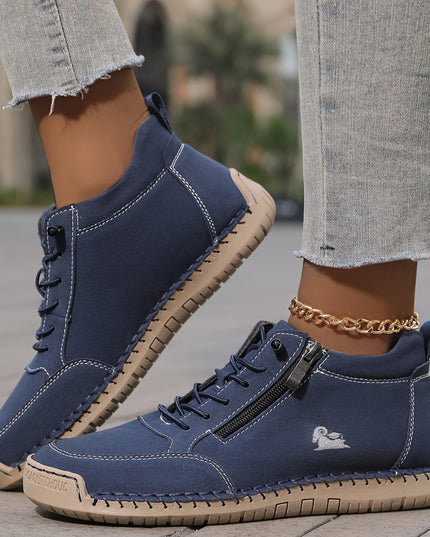 Danielle | Women Spring Zip Up Walking Sneakers