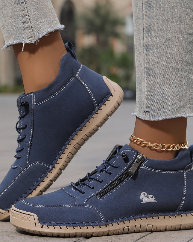 Danielle | Women Spring Zip Up Walking Sneakers