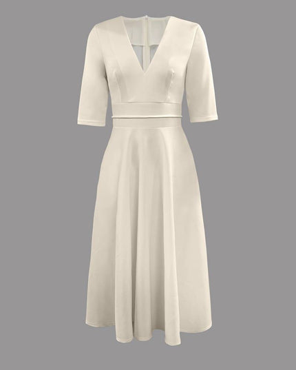 Daisy | Women Wedding Guest Flared Midi Dress