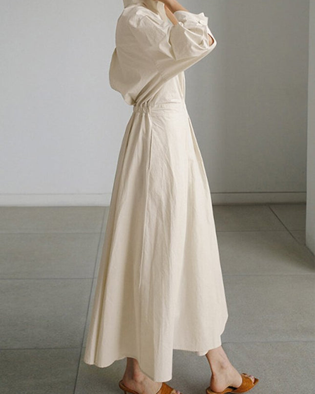 Zara  | Women’s Belted Shirt Maxi Dress