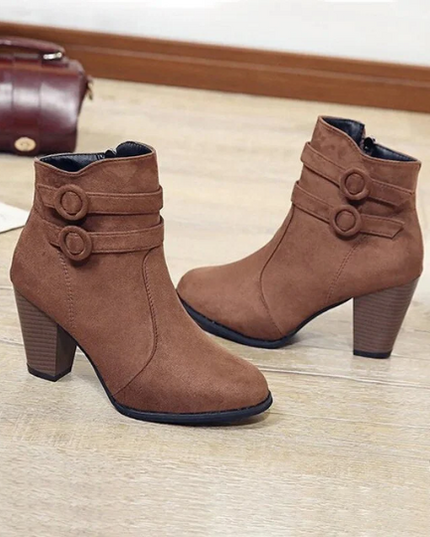 Kimberly | Women’s Chic Zip-Up Ankle Boots