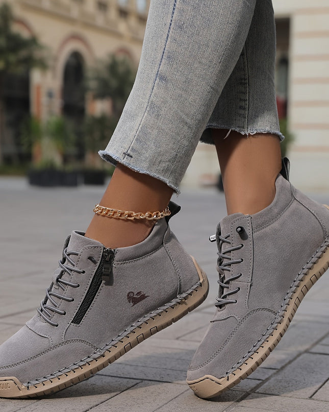 Danielle | Women Spring Zip Up Walking Sneakers