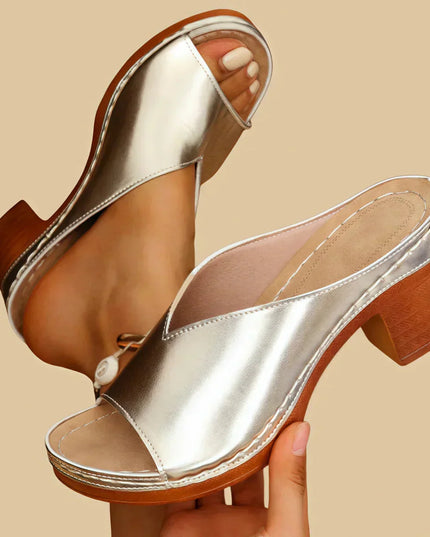 Lisa | Orthopedic Sandals with Thick Heels
