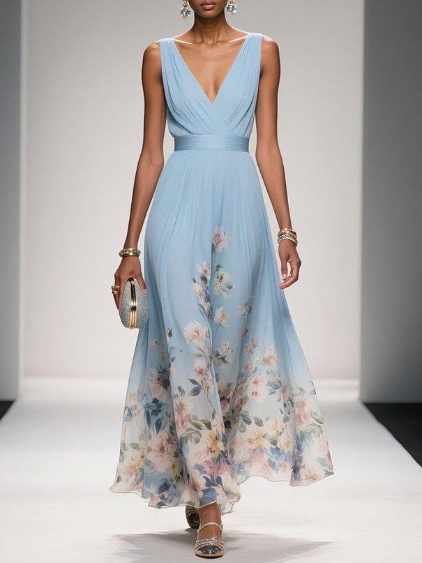 Fiona | Women Floral Print Wedding Guest Dress