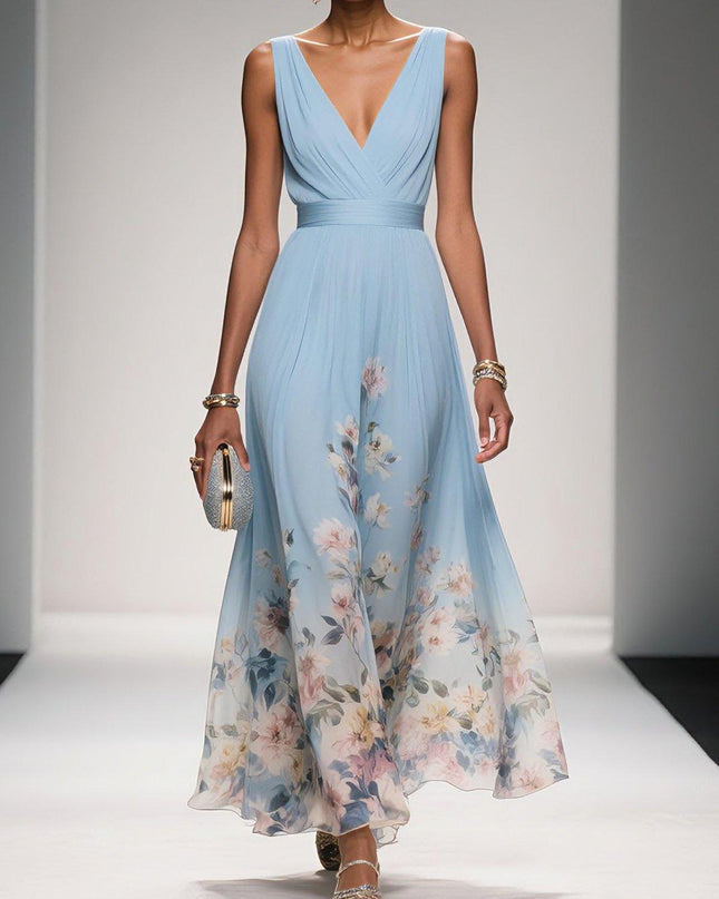 Fiona | Women Floral Print Wedding Guest Dress