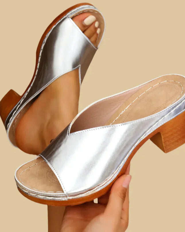 Lisa | Orthopedic Sandals with Thick Heels