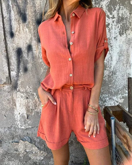 Auriana | Luxe Breeze Linen Set
