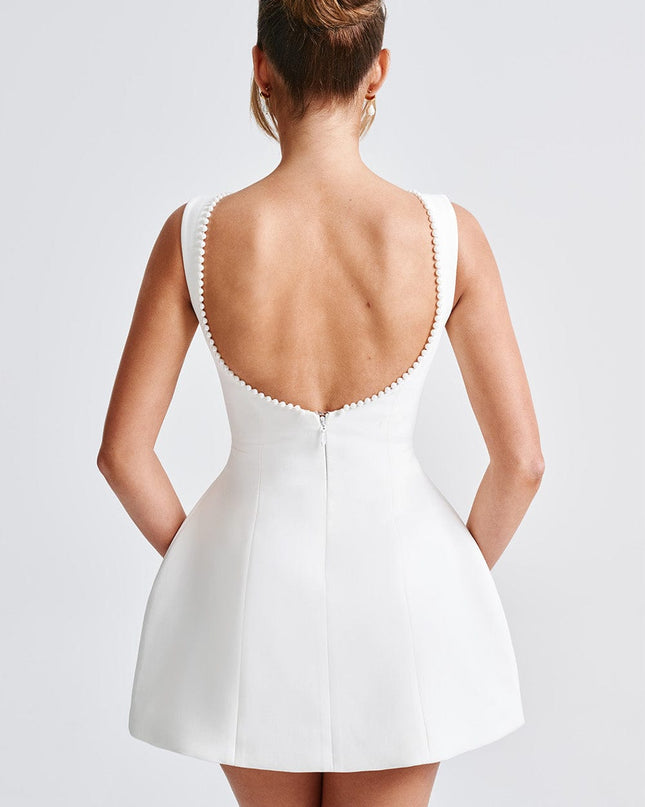 Amber | Women Wedding Guest Structured Mini Dress