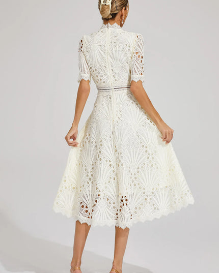 Willow | Women’s Chic Lace Midi Dress