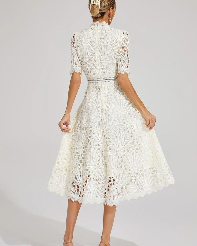 Willow | Women’s Chic Lace Midi Dress