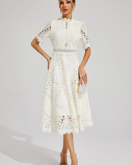 Willow | Women’s Chic Lace Midi Dress