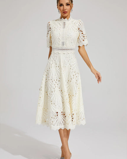 Willow | Women’s Chic Lace Midi Dress