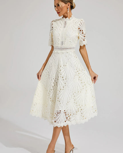 Willow | Women’s Chic Lace Midi Dress