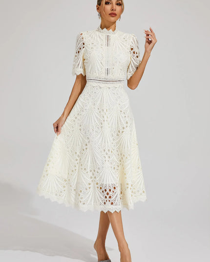 Willow | Women’s Chic Lace Midi Dress