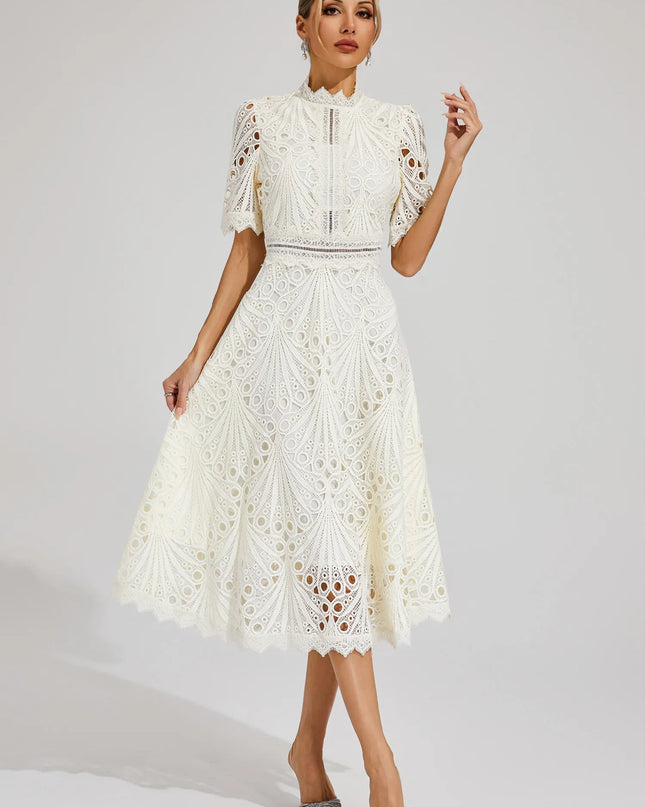 Willow | Women’s Chic Lace Midi Dress