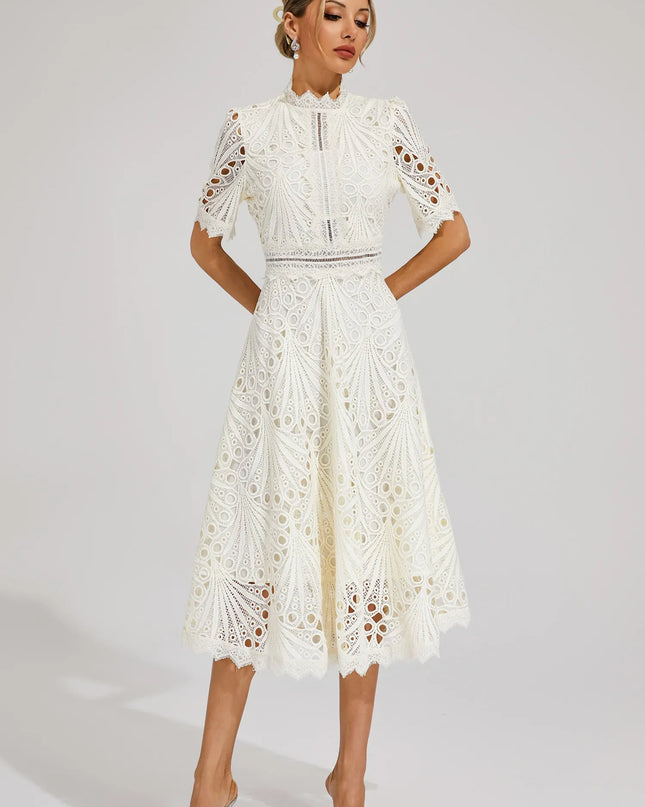 Willow | Women’s Chic Lace Midi Dress