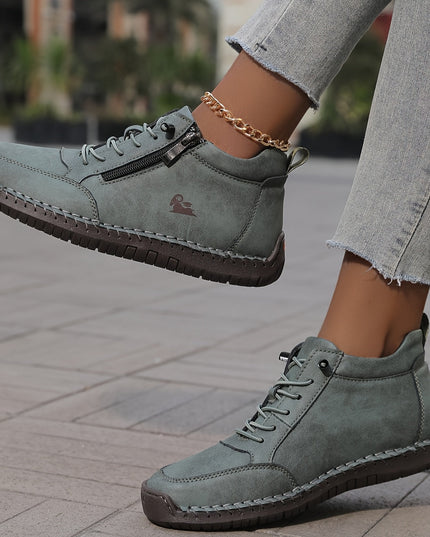Danielle | Women Spring Zip Up Walking Sneakers