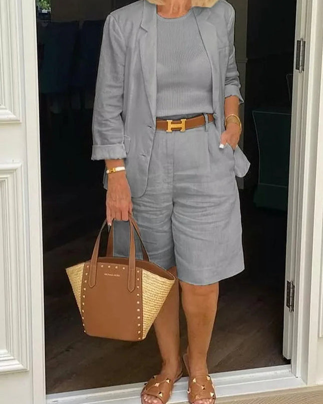 Elina | Sleek Blazer Set