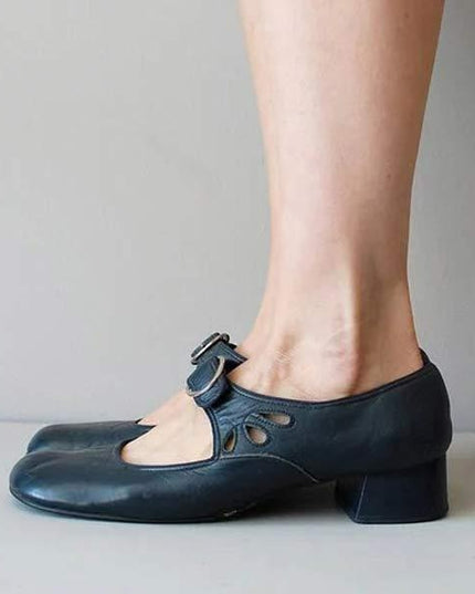 Anna | Women Spring Buckle Strap Shoes
