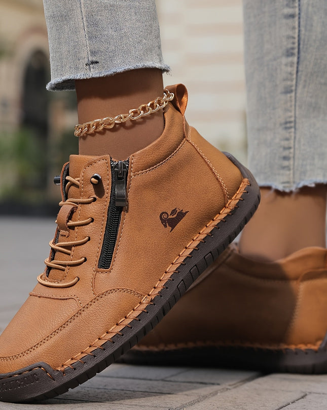 Danielle | Women Spring Zip Up Walking Sneakers