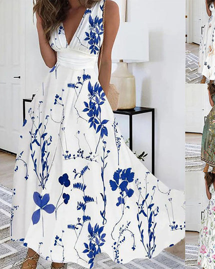 Ivy | Women’s Sleeveless V-Neck Maxi Dress
