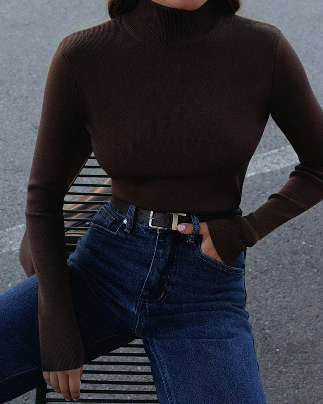 Maisie | Women’s Spring Comfortable Mock Neck Top