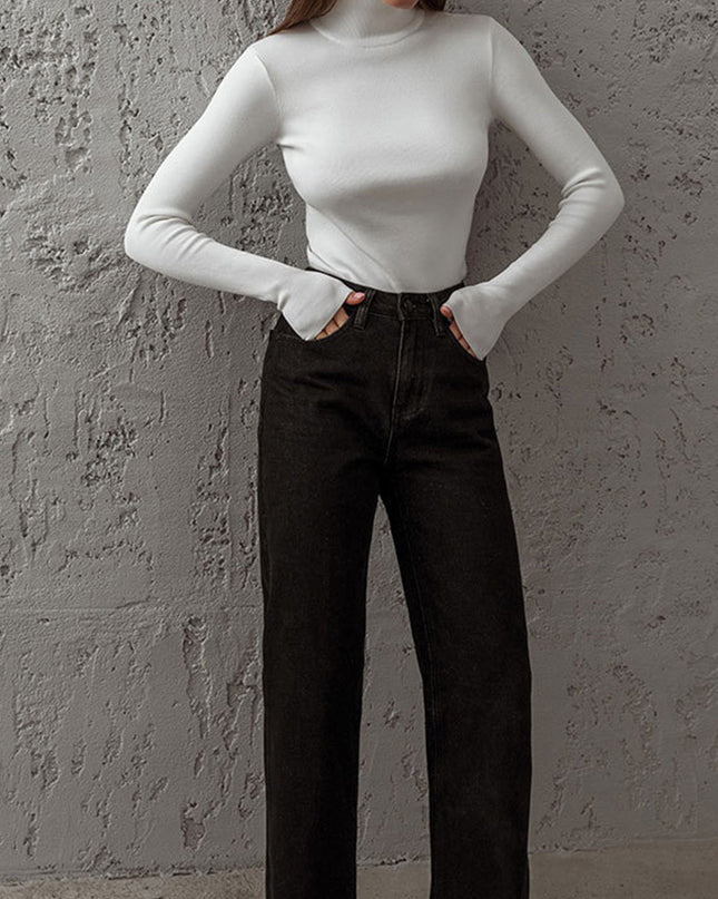 Maisie | Women’s Spring Comfortable Mock Neck Top