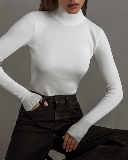 Maisie | Women’s Spring Comfortable Mock Neck Top