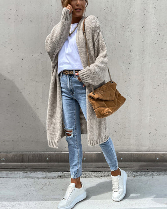 Lauren | Women’s Relaxed Fit Long Open Front Cardigan